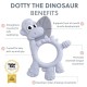 Bibado Senzorno grizalo Dino Dotty - Mist 