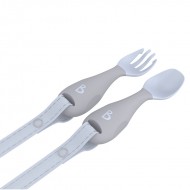 Bibado Pribor za jelo za bebe Handi - Mist 