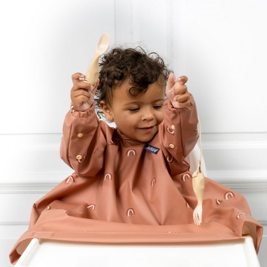 Bibado Pribor za jelo za bebe Handi - Fawn