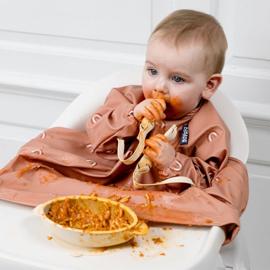 Bibado Pribor za jelo za bebe Handi - Fawn