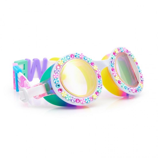 Bling2o Dječje naočale za plivanje - Rainbow Ribbon - M (+6)