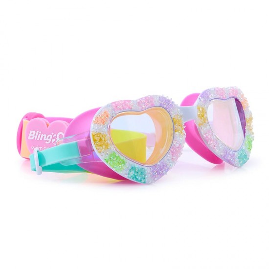 Bling2o Dječje naočale za plivanje - I Love Candy - M (+6)