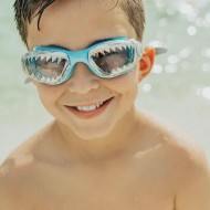 Bling2o Dječje naočale za plivanje - Baby Blue Tip Shark - M (+6)
