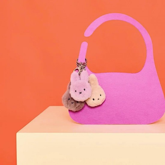 Miffy zeko privjesak za ključeve ECO Fuzzy Lilac 8 cm