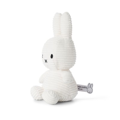 Miffy zeko mekana igračka ECO Corduroy Offwhite - 23 cm