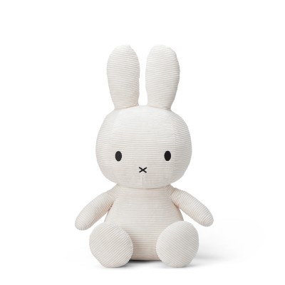 Miffy zeko mekana igračka ECO Corduroy Offwhite - 50 cm
