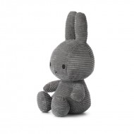 Miffy zeko mekana igračka ECO Corduroy Grey - 33 cm