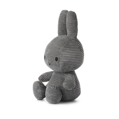 Miffy zeko mekana igračka ECO Corduroy Grey - 33 cm