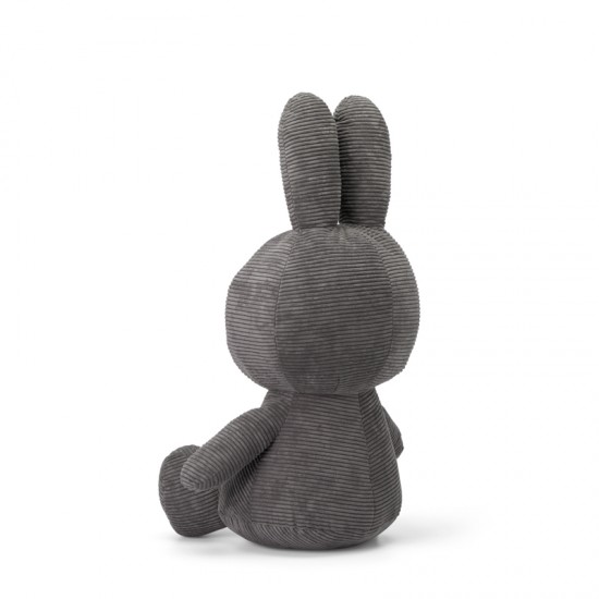 Miffy zeko mekana igračka ECO Corduroy Grey - 70 cm