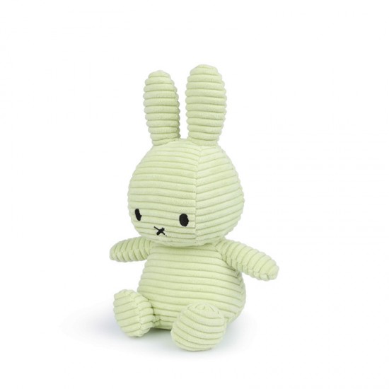 Miffy zeko mekana igračka ECO Corduroy Fresh Mint - 23 cm