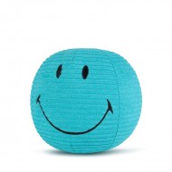 Smiley mekana igračka ECO Corduroy - Teal - 13 cm