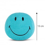 Smiley mekana igračka ECO Corduroy - Teal - 13 cm