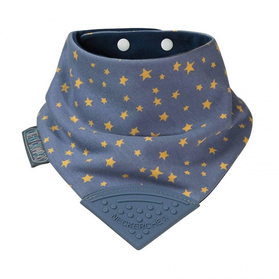 Cheeky Chompers Neckerchew Premium podbradnjak s grickalicom – Midnight Stars