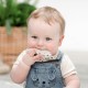 Cheeky Chompers Neckerchew Premium podbradnjak s grickalicom - Leopard Spots