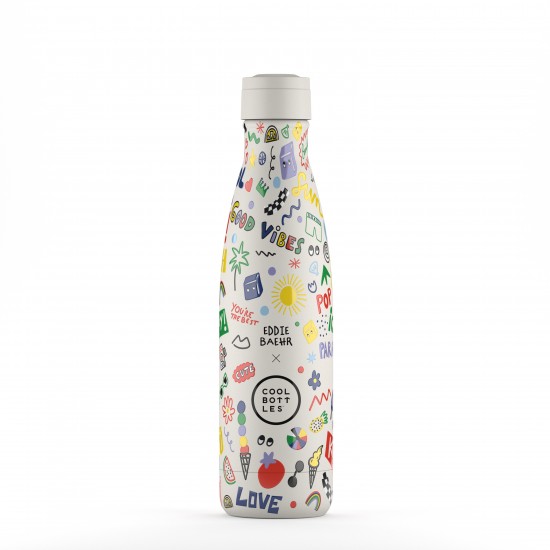 Cool Bottles bočica od nehrđajućeg čelika 500 ml – Good Vibes