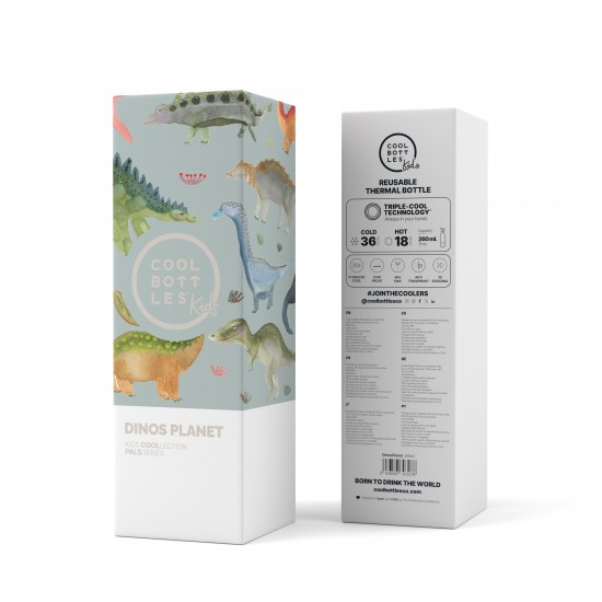 Cool Bottles bočica od nehrđajućeg čelika 260 ml – Dinos Planet