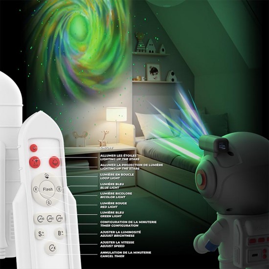 MOB Projektor Stellar Light Milky Way - White 