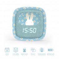 MOB  Svjetlo i budilica Billy Clock - Blue Flower 