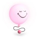 MOB Noćna lampica Bubbly Smiley - Pink