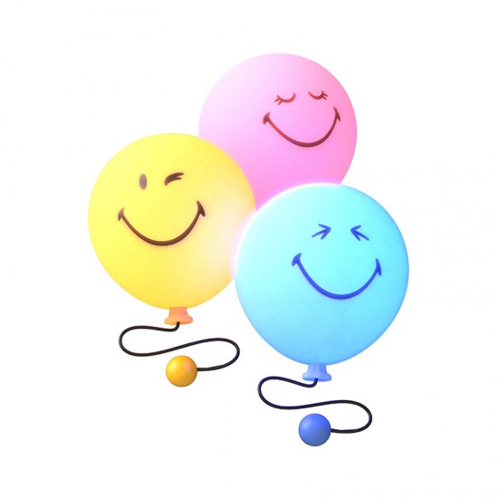MOB Noćna lampica Bubbly Smiley - Blue