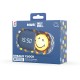 MOB Svjetlo i budilica Smiley Clock - Blue