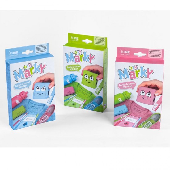 Marky DIY - Pečat za označavanje tekstila – Blue