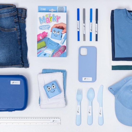 Marky DIY - Pečat za označavanje tekstila – Blue