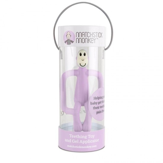 Matchstick Monkey Grizalo sa masažnom zubnom četkicom Classic - Lilac