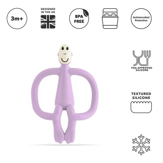 Matchstick Monkey Grizalo sa masažnom zubnom četkicom Classic - Lilac