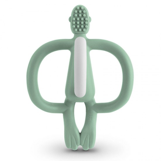 Matchstick Monkey Grizalo sa masažnom zubnom četkicom Classic - Mint Green