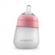 Nanobébé Flexy silikonska bočica 270ml - Roza