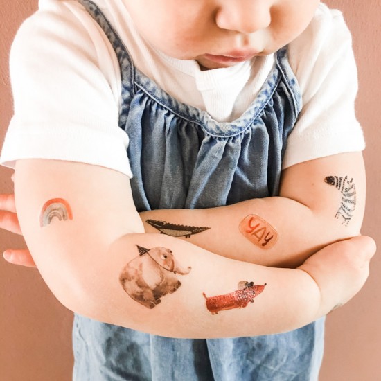 Nuukk Veganske tattoo naljepnice - Yay
