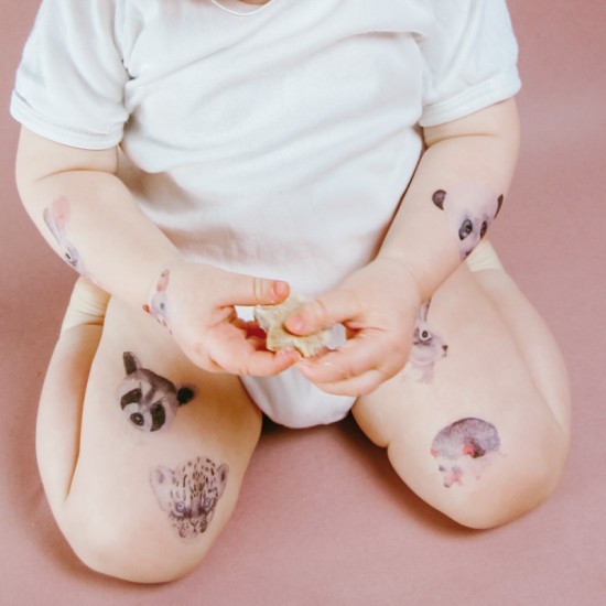 Nuukk Veganske tattoo naljepnice - Bears