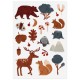 Nuukk Veganske tattoo naljepnice - Black Forest