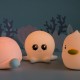 Rabbit&Friends Set od 3 mekane svjetiljke Mini - Patka, hobotnica i kornjača
