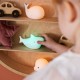 Rabbit&Friends Set od 3 mekane svjetiljke Mini - Morski pas, delfin i kit