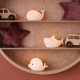 Rabbit&Friends Set od 3 mekane svjetiljke Mini - Morski pas, delfin i kit