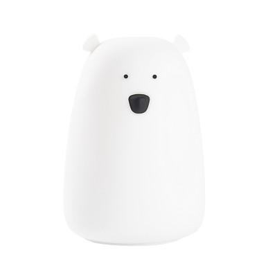 Rabbit&Friends Mekana svjetiljka Medvjedić - Bijela - USB-C