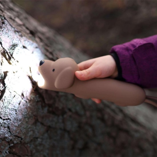 Rabbit&Friends Silikonska svjetiljka - Pas - USB-C