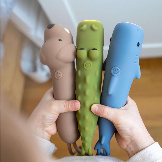 Rabbit&Friends Silikonska svjetiljka - Pas - USB-C