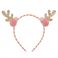 Rockahula Rajf za kosu - Stripy Pom Pom Reindeer