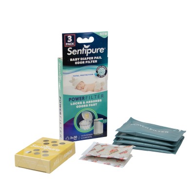 Sentipure® Filteri protiv neugodnih mirisa pelena + Držač - 90 dana