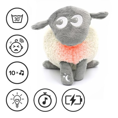 Sweet Dreamers Ovćica Ewan Deluxe USB-C- Siva