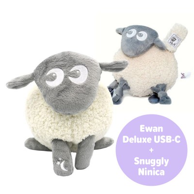 Sweet Dreamers KOMPLET Ewan Delux  USB-C & Snuggly mazilica - Siva