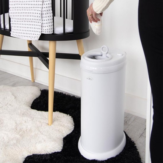 Ubbi® Koš za pelene - Matte White