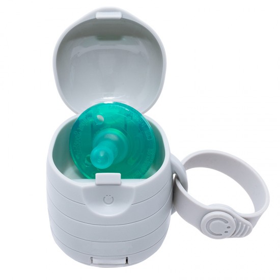 Ubbi® Dvostranska torbica za 2 dudi On-The-Go - Grey