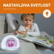 ZAZU Pametna svjetiljka Sova Lou - Roza