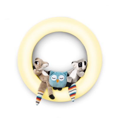 ZAZU Noćna svjetiljka zidna s igračkama i USB punjenjem 