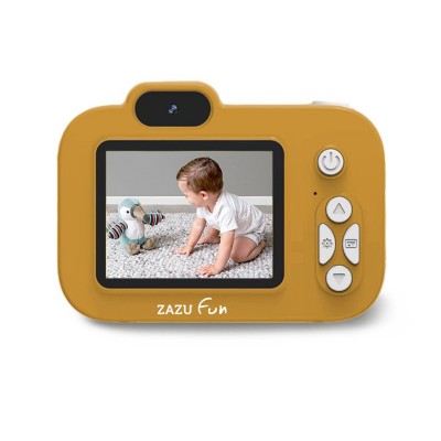 ZAZU Dječji fotoaparat sa 2 kamere 1080P Full HD - Yellow