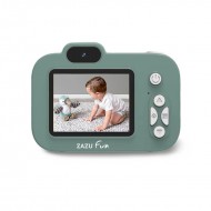 ZAZU Dječji fotoaparat sa 2 kamere 1080P Full HD - Green